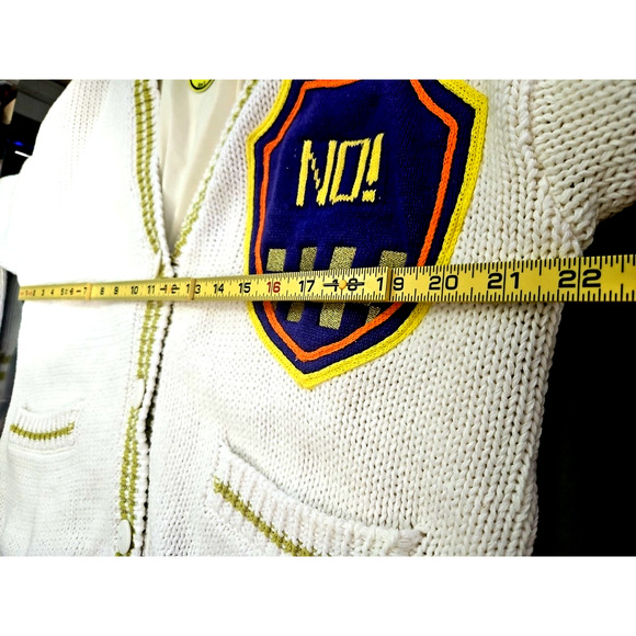 NO! Jeans Sz 3 Cardigan Sweater Lined Cotton Ramie - Picture 11 of 11